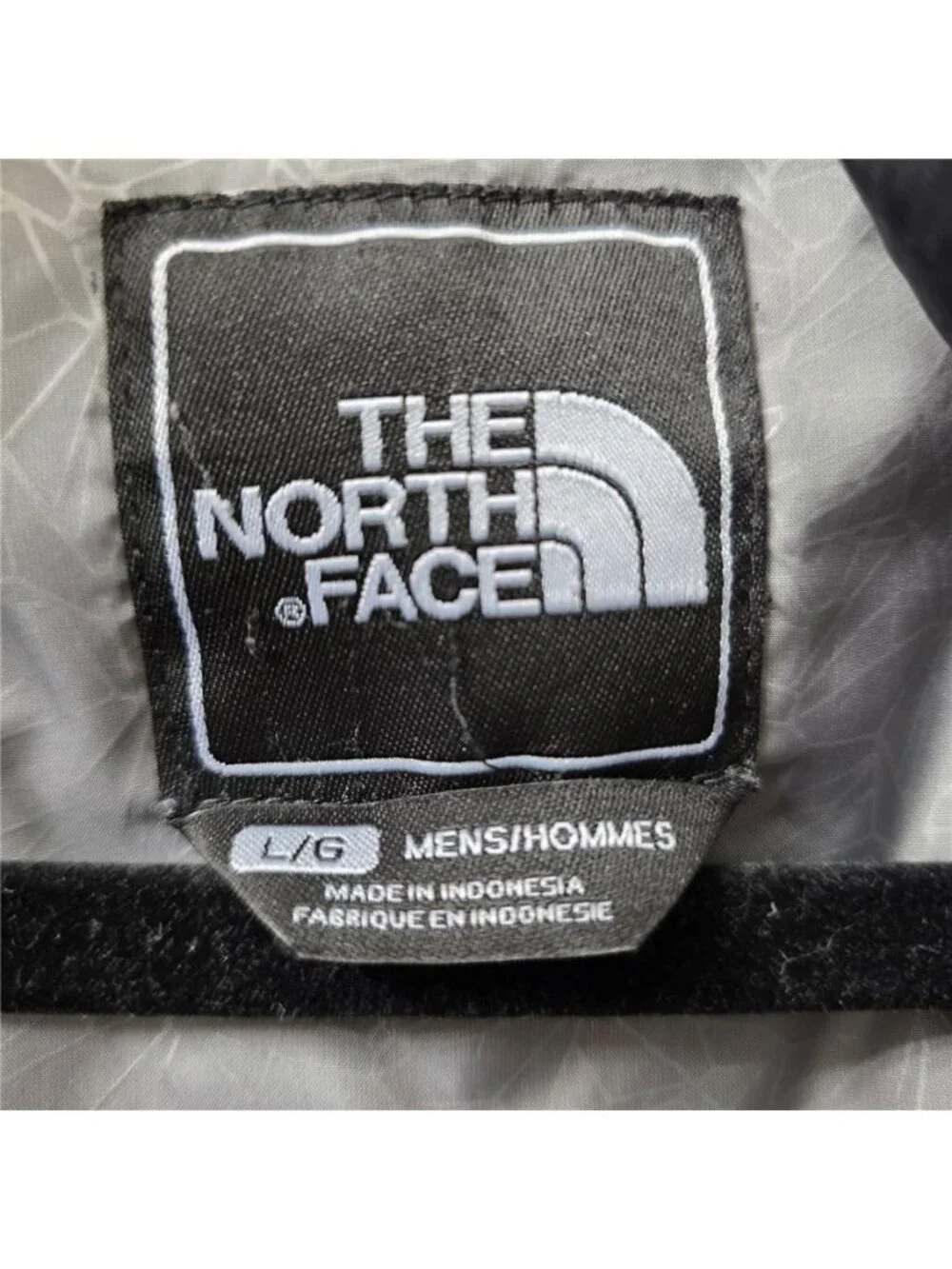 The North Face Men’s L Black Gray Ski Snowboard Jacket Powder Skirt No Hood